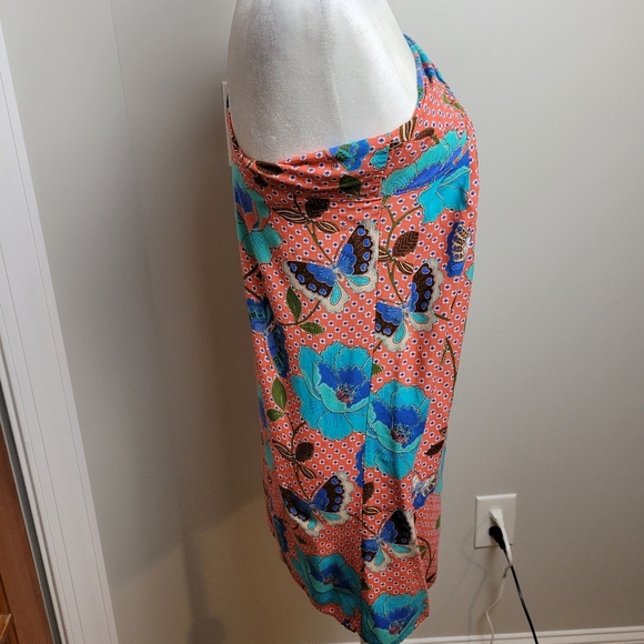 Willy Jay's Mini Floral One Shoulder Dress Med - Picture 6 of 11